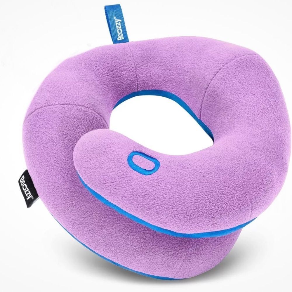 Purple Travel Neck Pillow - Supportive Comfort